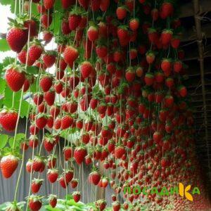 Клубника ампельная Анастасия купить по цене от 370р. в интернет-магазине «Посадика» с доставкой почтой в в Жиздрае и по всей России – [изображение №1].